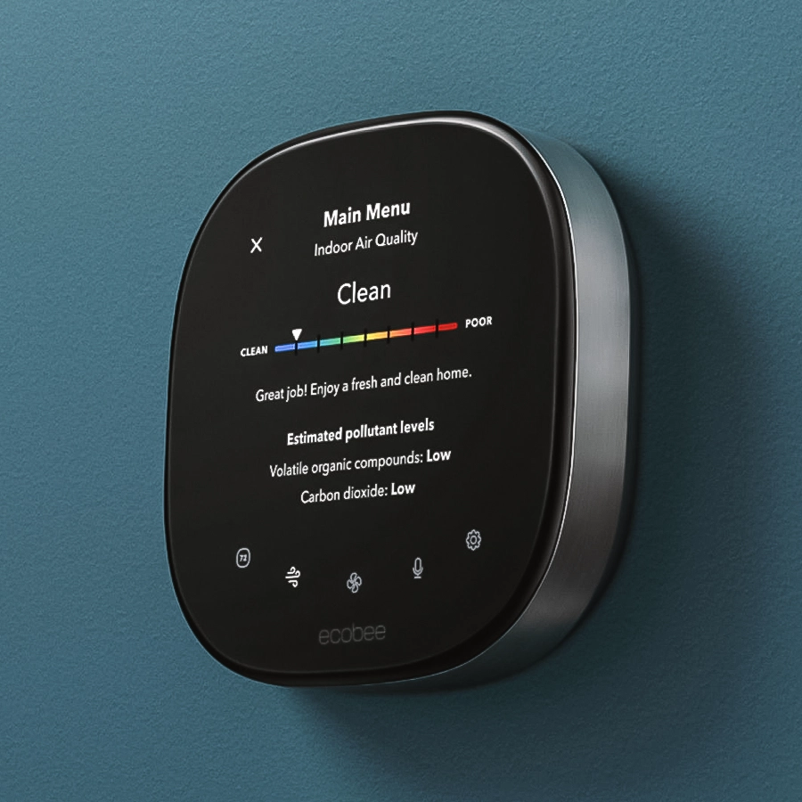 thermostat wall controls ecobee