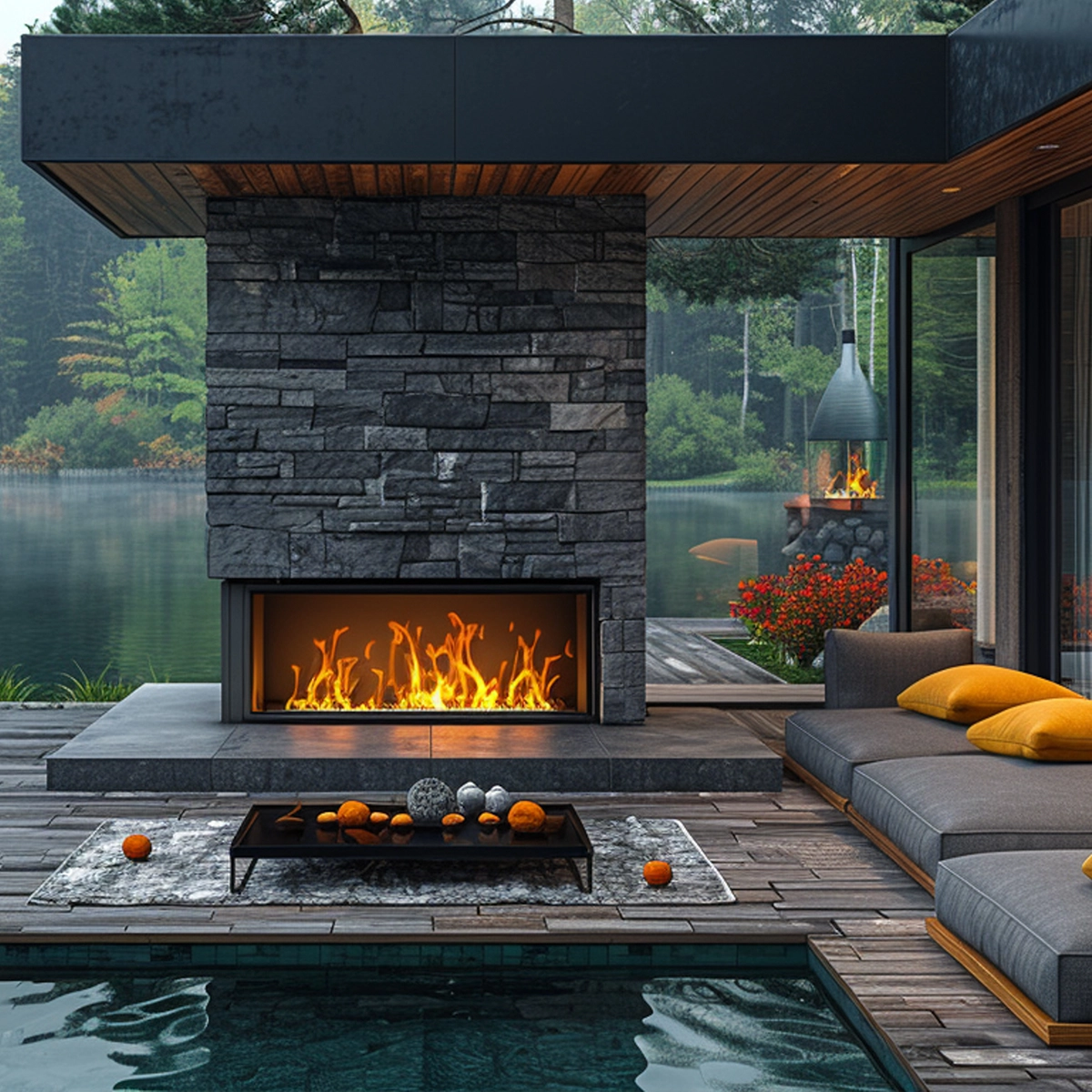 outdoor fireplace pic 3