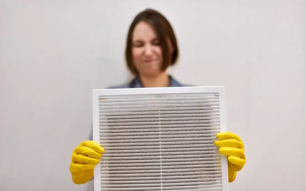 an image of a dirty filter